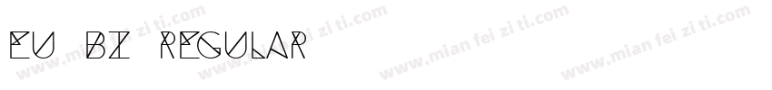 EU-BZ Regular字体转换